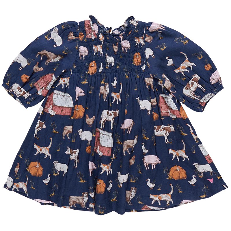 Pink Chicken- On The Farm Dress – Annie Jewel and Charlies