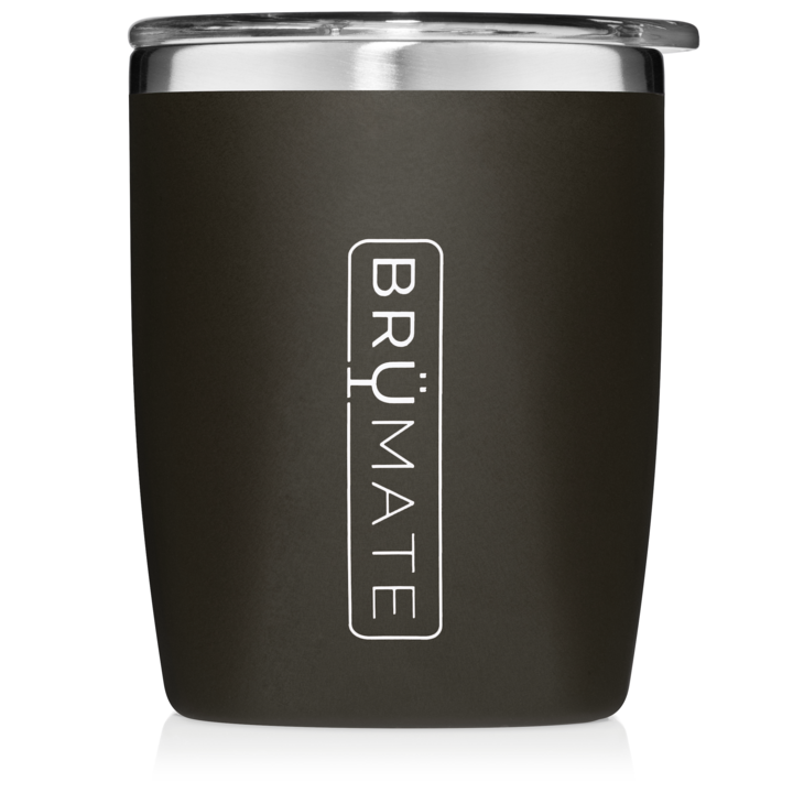 Brumate - Rocks Glass Matte Black with Lid 12 oz. – Annie Jewel