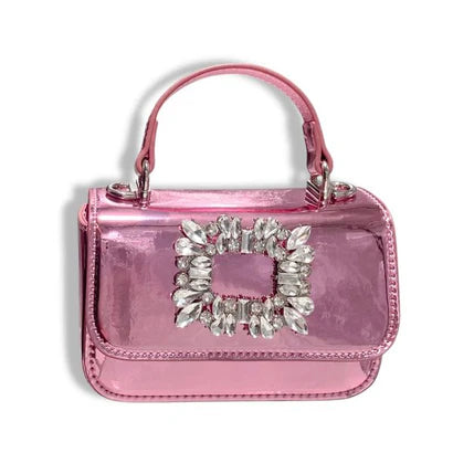 Doe A Dear - Rhinestone Patent Purse