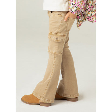 Mayoral - Flared Cargo Pants - Brown