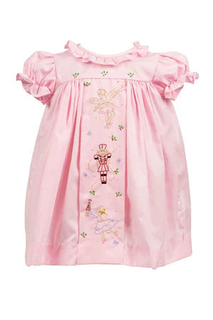 Proper Peony- Nutcracker Ballerina Dress Pink