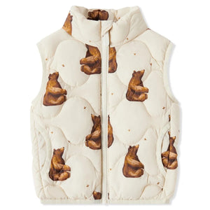 MilkBarn - Down Vest Honey Bear / 18-24 Month