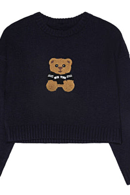 Ava & Yelly - L/S Bear Sweater