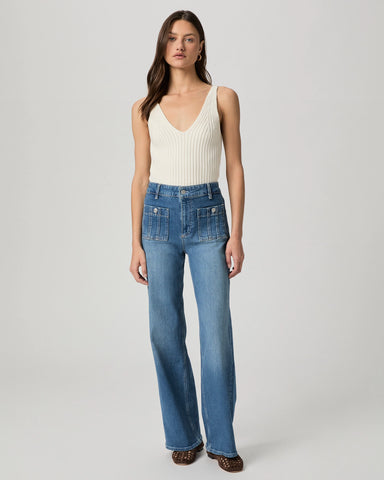 Paige - Anessa 31" W/ Seamed Patch Pockets - Paley