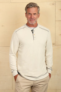 True Grit - Lux Cloud LS Henley - Natural