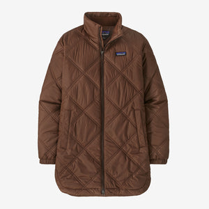 Patagonia- W's Pink Bank Insulated Parka- Molasses Brown