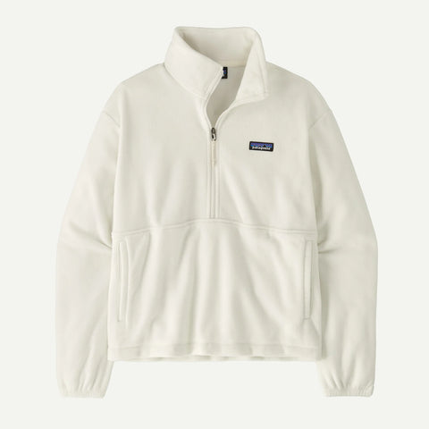 Patagonia - W's Micro D 1/2 Zip Fleece PO - Birch White