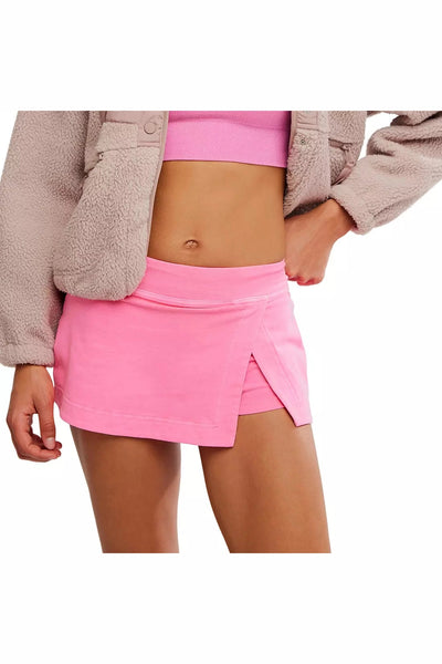 Free People - Hot Shot Skort - Hot Pink