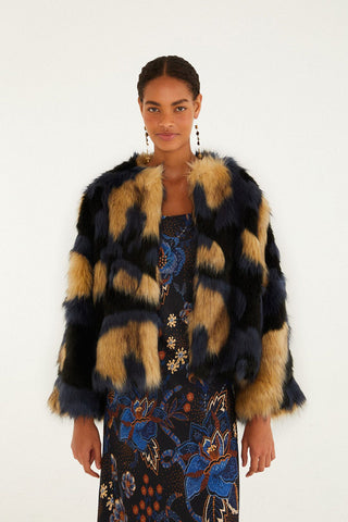 Farm Rio - Fur Coat Multicolor