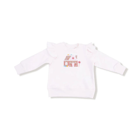 Angel Dear - Ruffle Sweatshirt - Gingerbread