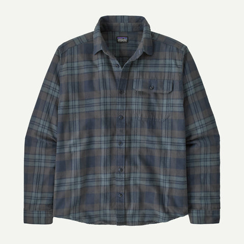 Patagonia - l/s Fjord Flannel - Smolder Blue