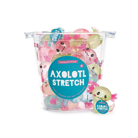 Cupcakes & Cartwheels - Squishy Glitter Axolotl