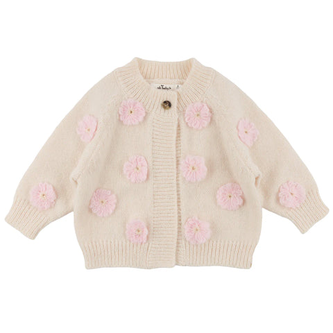 Oh Baby - Scandi Flower Cardigan