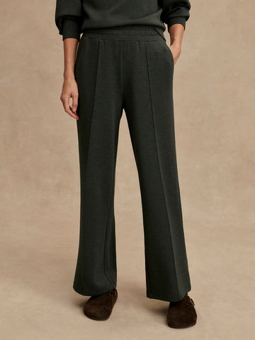 Varley - The Wide Leg Pant 28 - Olive Marl
