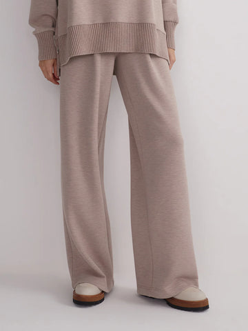 Varley - The Extra Wide Leg Pant 29.5 - Taupe