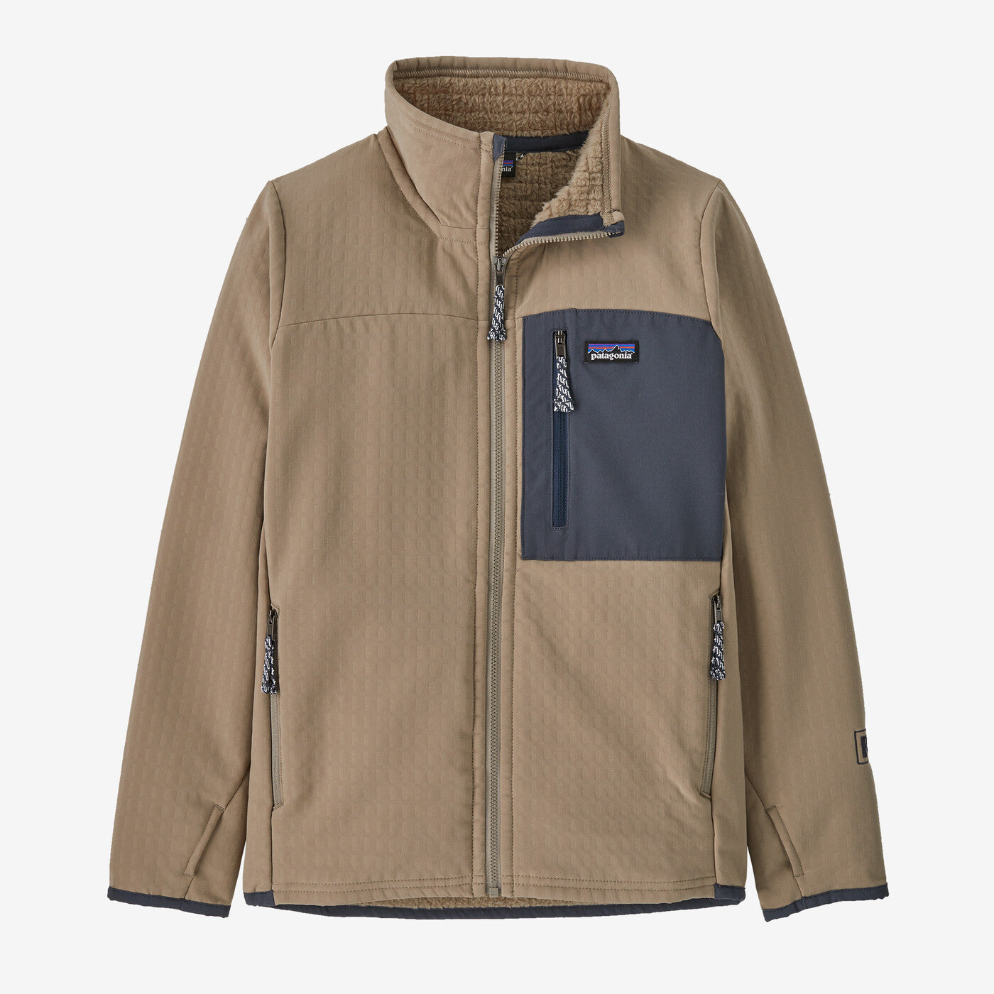 Patagonia - K's R2 TechFace Jacket - Seabird Grey