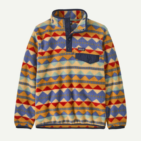 Patagonia - K's Synch Snap-T - Diamond Stripe: Talon Gold