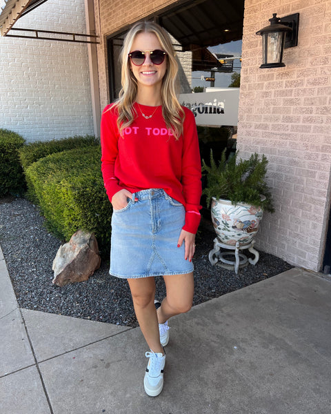 Lisa Todd - Hot Toddy Sweater - Risky Red