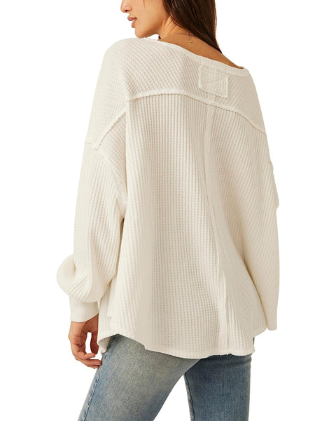 Free People - Coraline Thermal Ivory