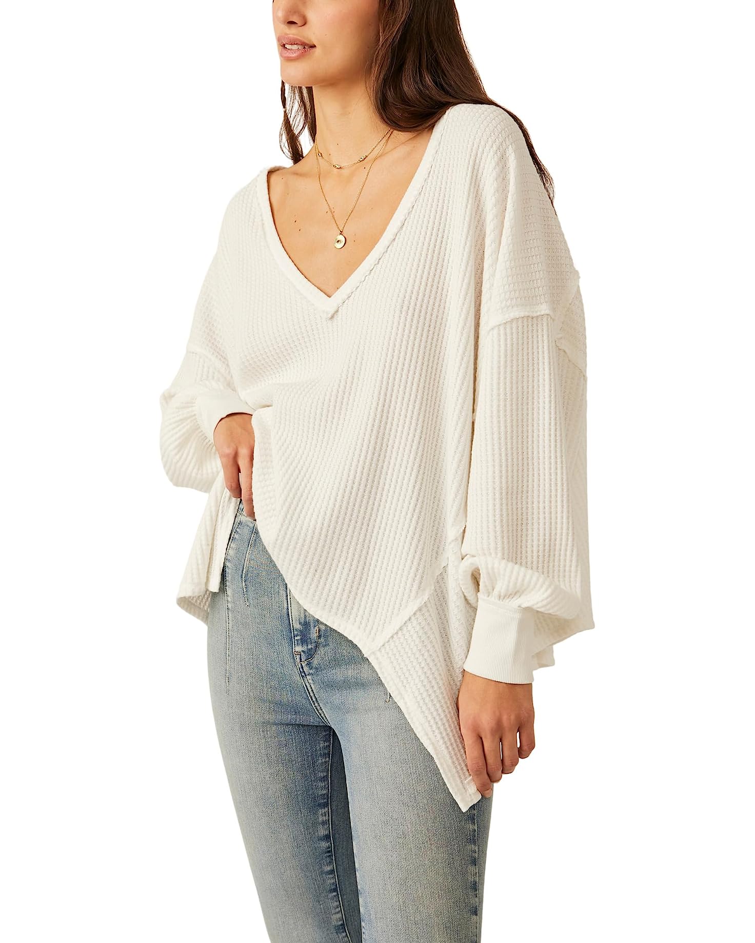 Free People - Coraline Thermal Ivory