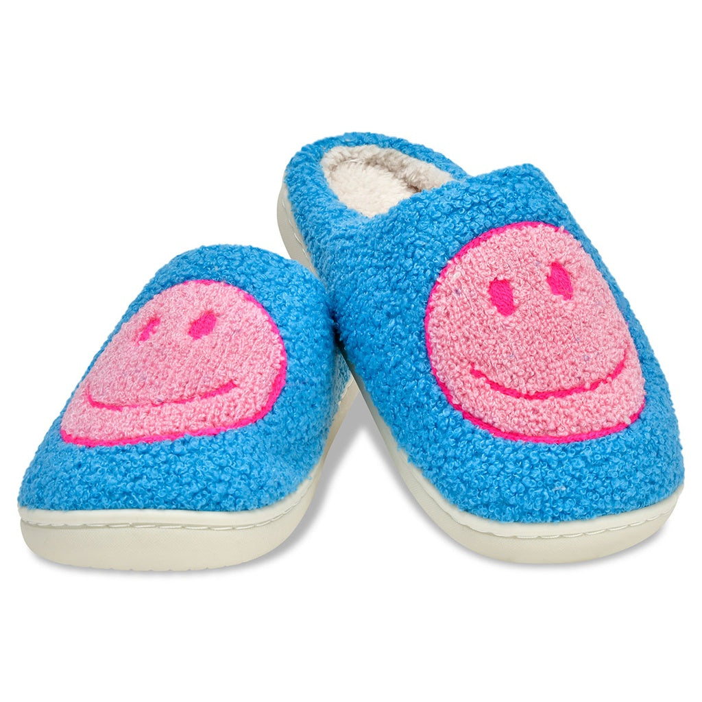 IScream - Pink & Blue Happy Slippers