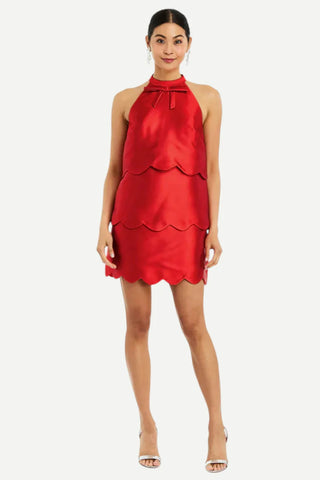 Mestiza - Cannes Convertible Mini Dress - Rose Red