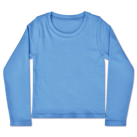 Iscream - Bright Blue Ribbed Long Sleeve Shirt