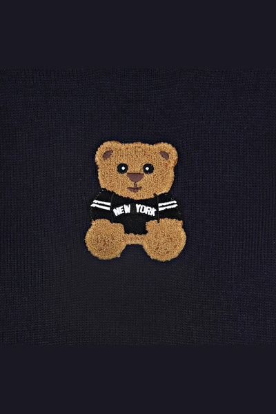 Ava & Yelly - L/S Bear Sweater