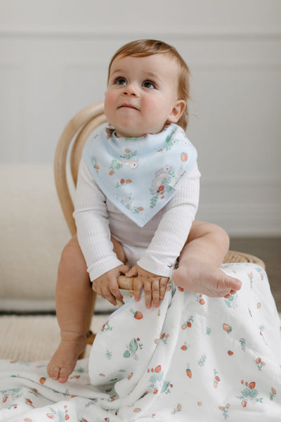 Loulou Lollipop - Bandana Bib Set Some Bunny Loves You