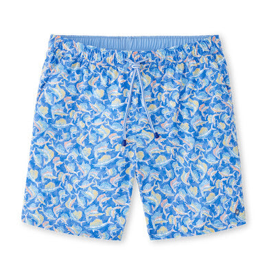 Peter Millar - Tackle The Day Swim Trunk - Marina Blue