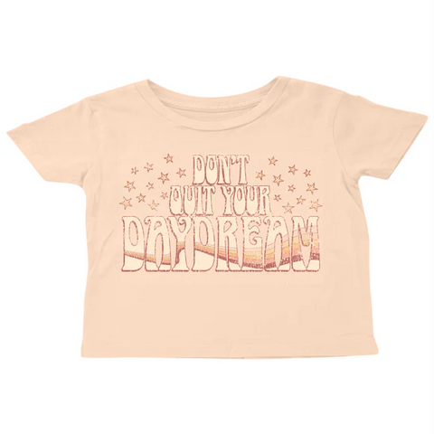 Tiny Whales - Daydream Girl Boxy Tee - Natural