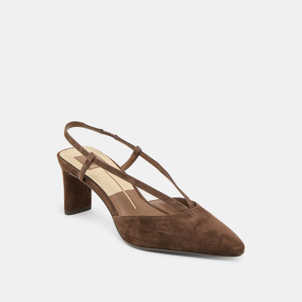 Dolce Vita - Ginay Heels - Dark Brown Suede