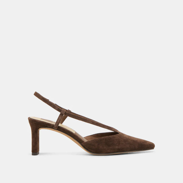Dolce Vita - Ginay Heels - Dark Brown Suede