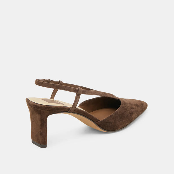 Dolce Vita - Ginay Heels - Dark Brown Suede