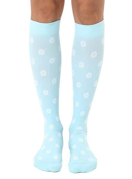 Living Royal Compression Knee High Socks - Daisy