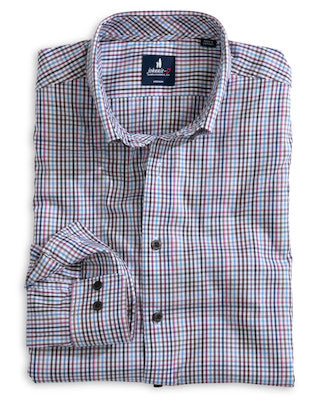 Johnnie-O - Adelson Button Down - Coffee