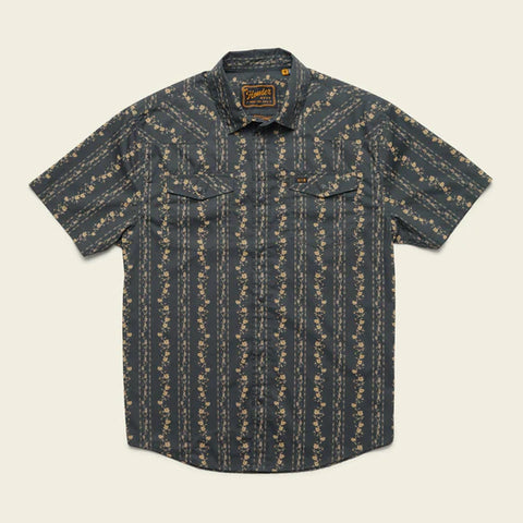 Howler - H Bar B Snapshirt - Hibiscus Ribbons