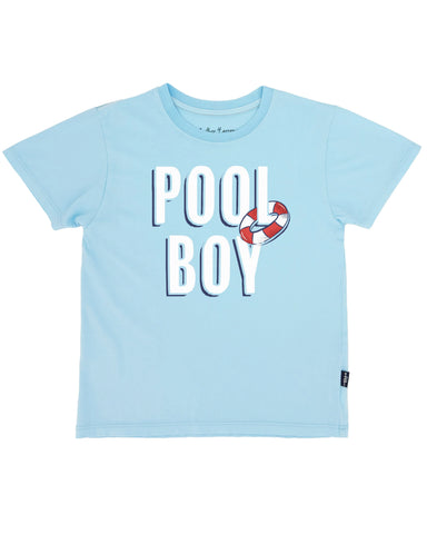 Feather 4 Arrow - Pool Boy Vintage Tee - Crystal Blue