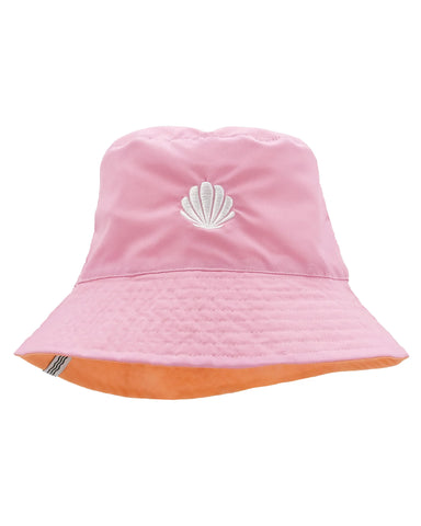 Feather 4 Arrow - Suns Outs Reversible Bucket Hat - Papaya