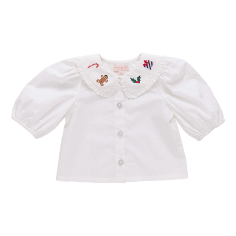 Pink Chicken - Girls Noelle Top - Christmas Characters