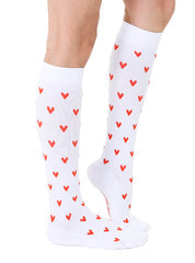 Living Royal Compression Knee High Socks - Hearts