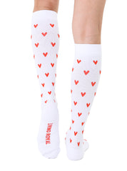 Living Royal Compression Knee High Socks - Hearts