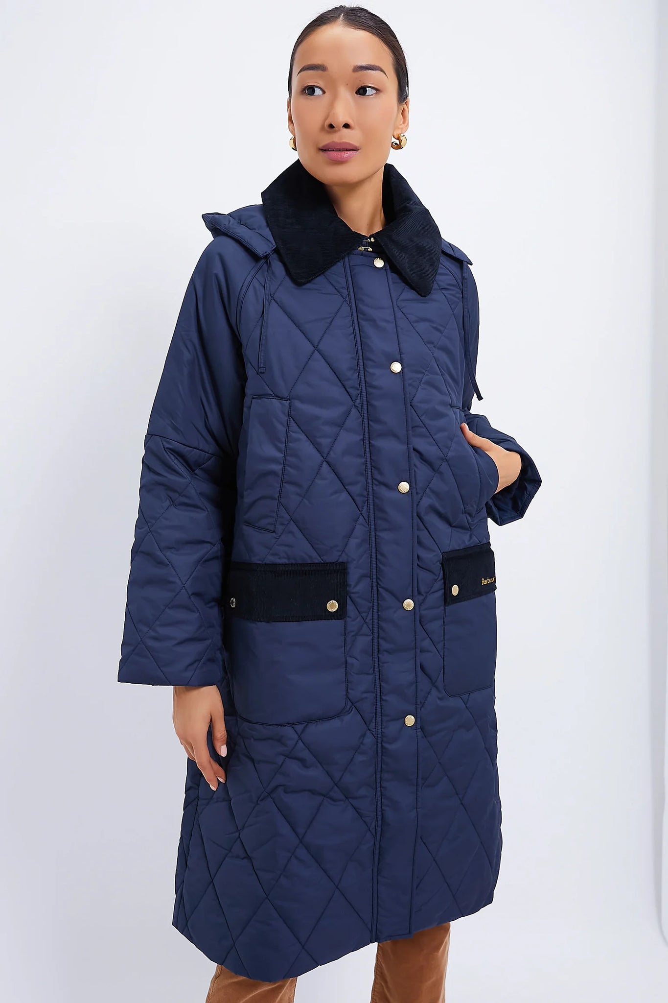 Barbour - Cookston Quilt - Navy