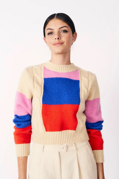 Deluc - Brinsley Colorblock Sweater - Multicolor