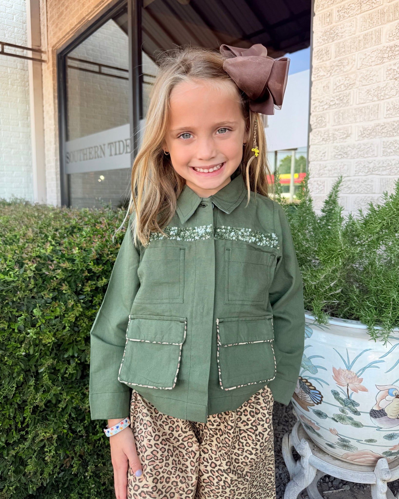 Pink Chicken - Girls Wylie Jacket - Four Leaf Clover