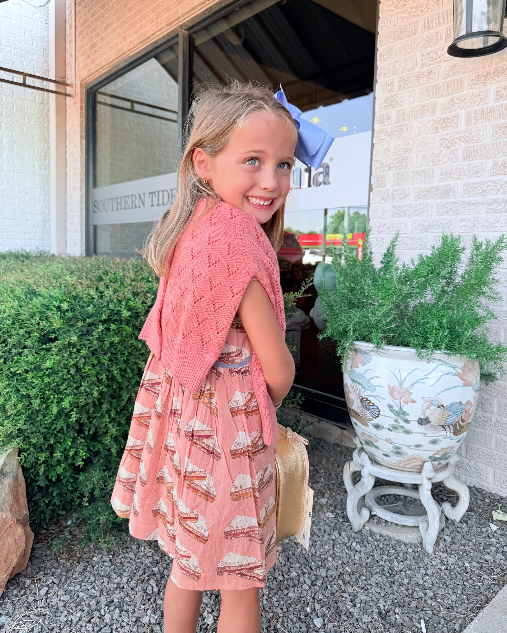 Pink Chicken - Girls Fatima Dress - PB&J  Annie Jewel and Charlies