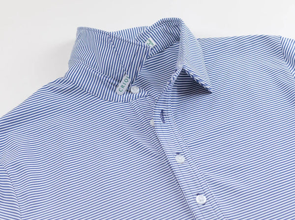 Criquet - Performance Sport Range Polo - Hobby Stripe - Navy