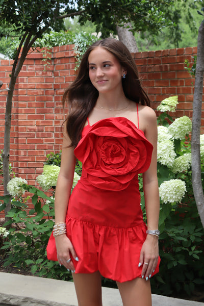 Farm Rio - Red Balloon Mini Dress