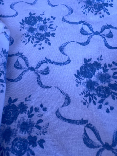 Flowers by Zoe - White Blue Bow Flower Set