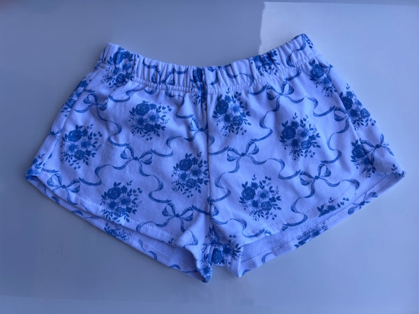 Flowers by Zoe - White Blue Bow Flower Set